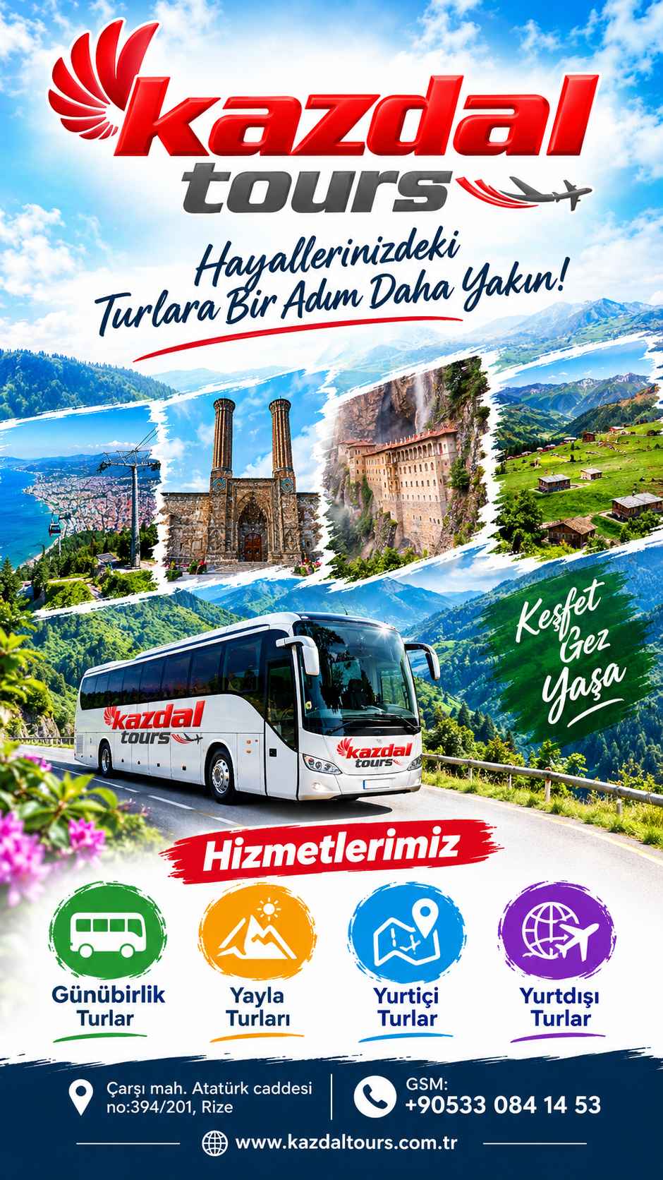 rize günübirlik turlar